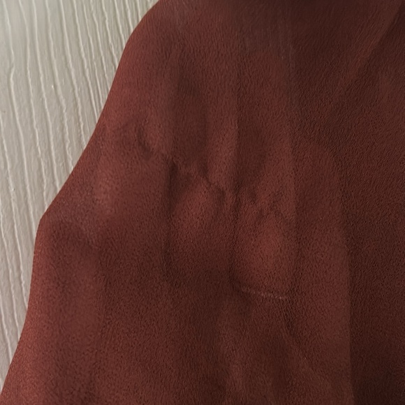 Beautiful Rust Brown Wilfred Dress - Picture 3 of 4